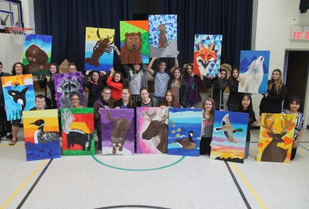 Cookshire elementary  gets the gift of art