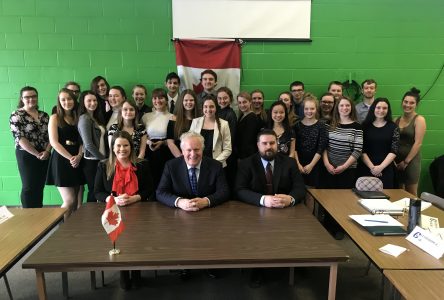 Charest shares ­political savvy with Galt ­students