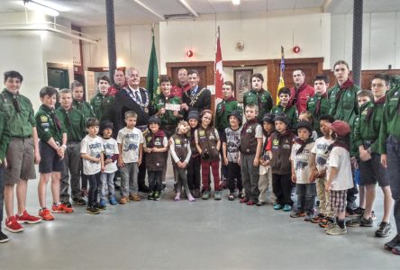 Ascot Masons support Lennoxville Scouts