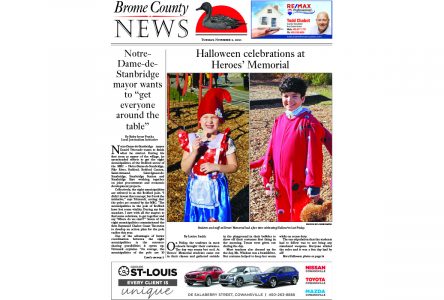 Brome County News – Nov. 2, 2021 edition