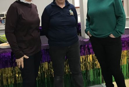 Mardi Gras time at the Lennoxville Curling Club