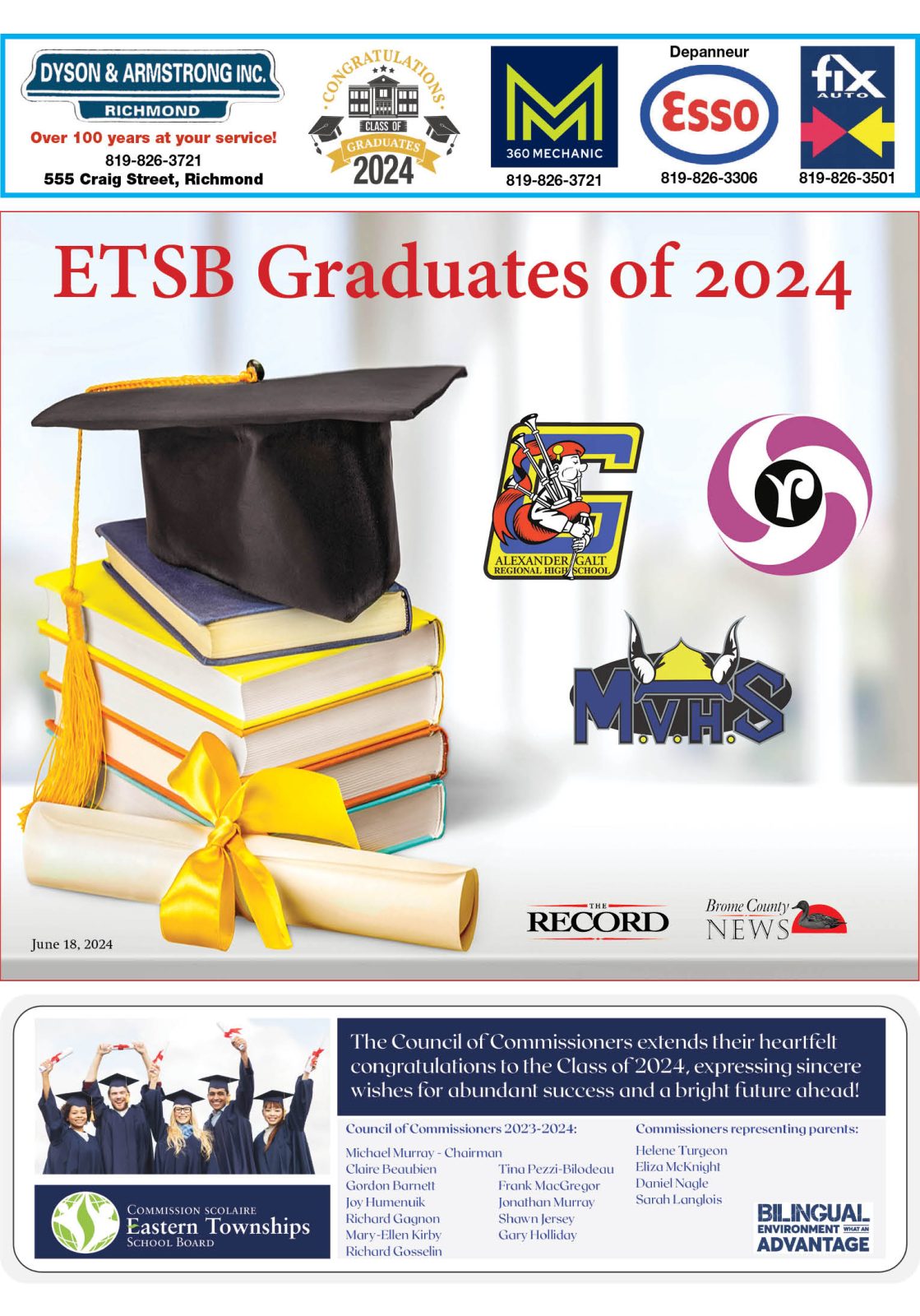 ETSB Graduates of 2024