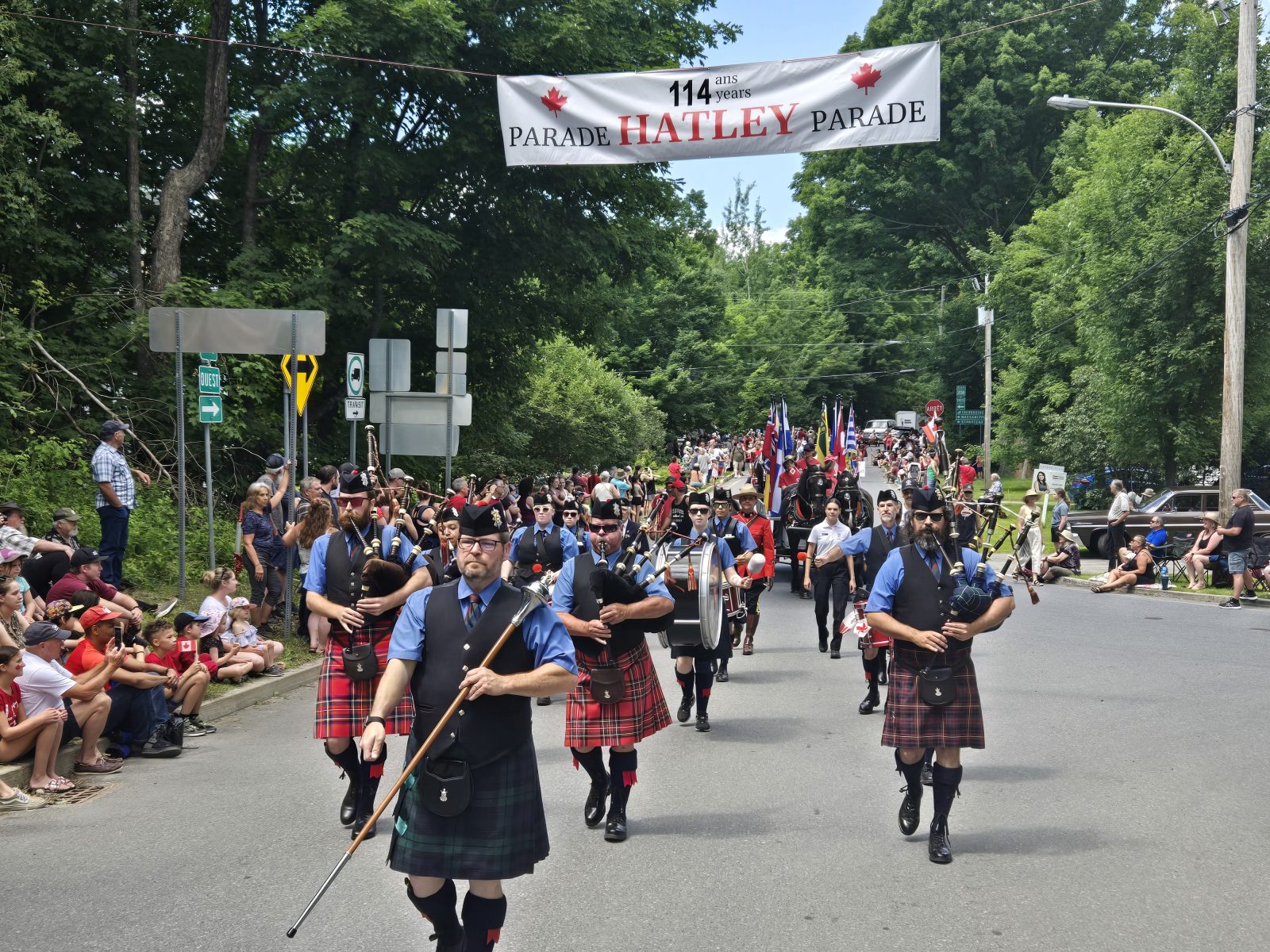 Scenes from Canada Day in Bury and Hatley