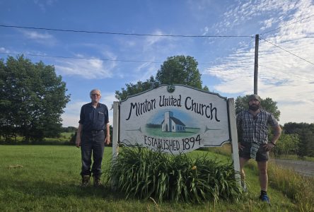 Give me a sign!  Stolen Minton United Church sign found and returned one year later