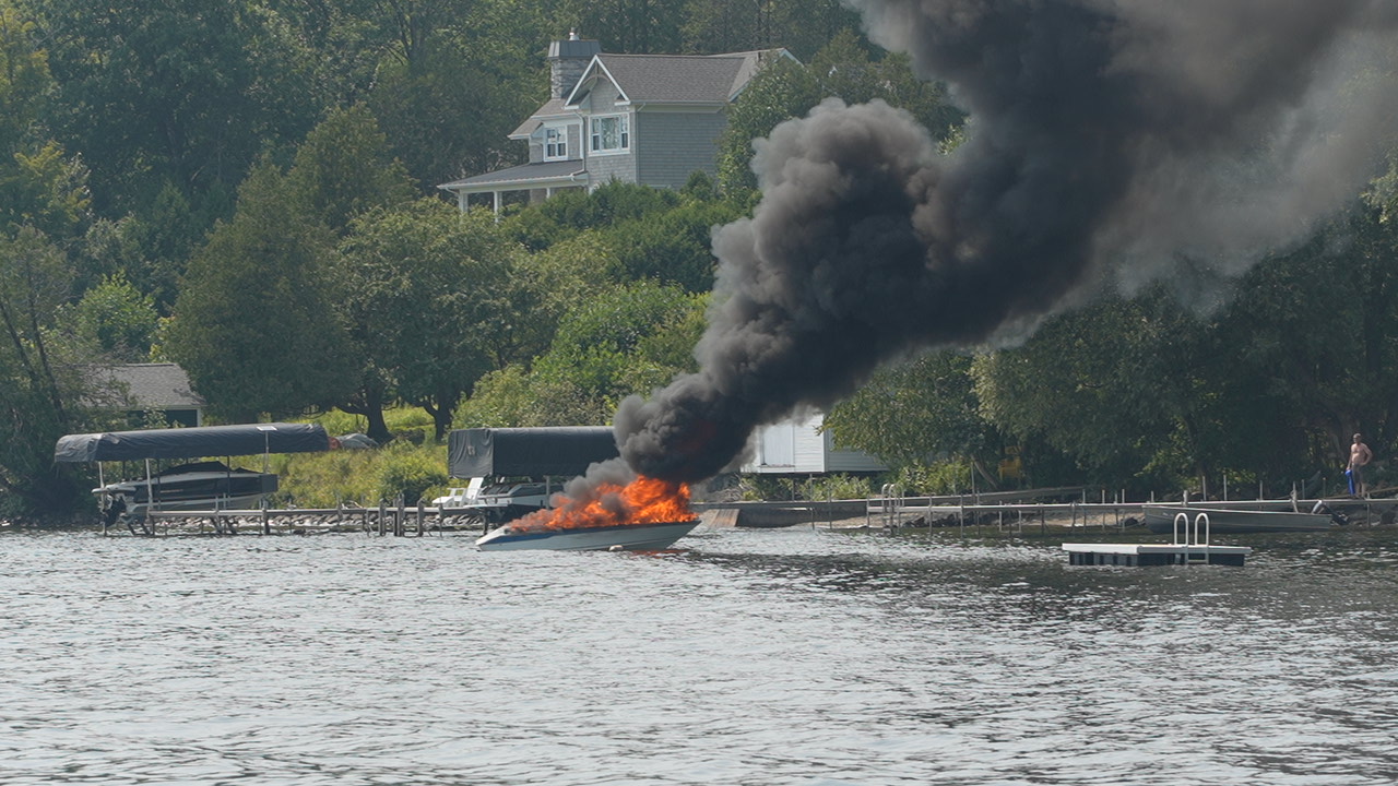 Boat fire on Lake Massawippi underlines importance of boating safety