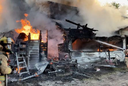 Fire destroys Ogden family home