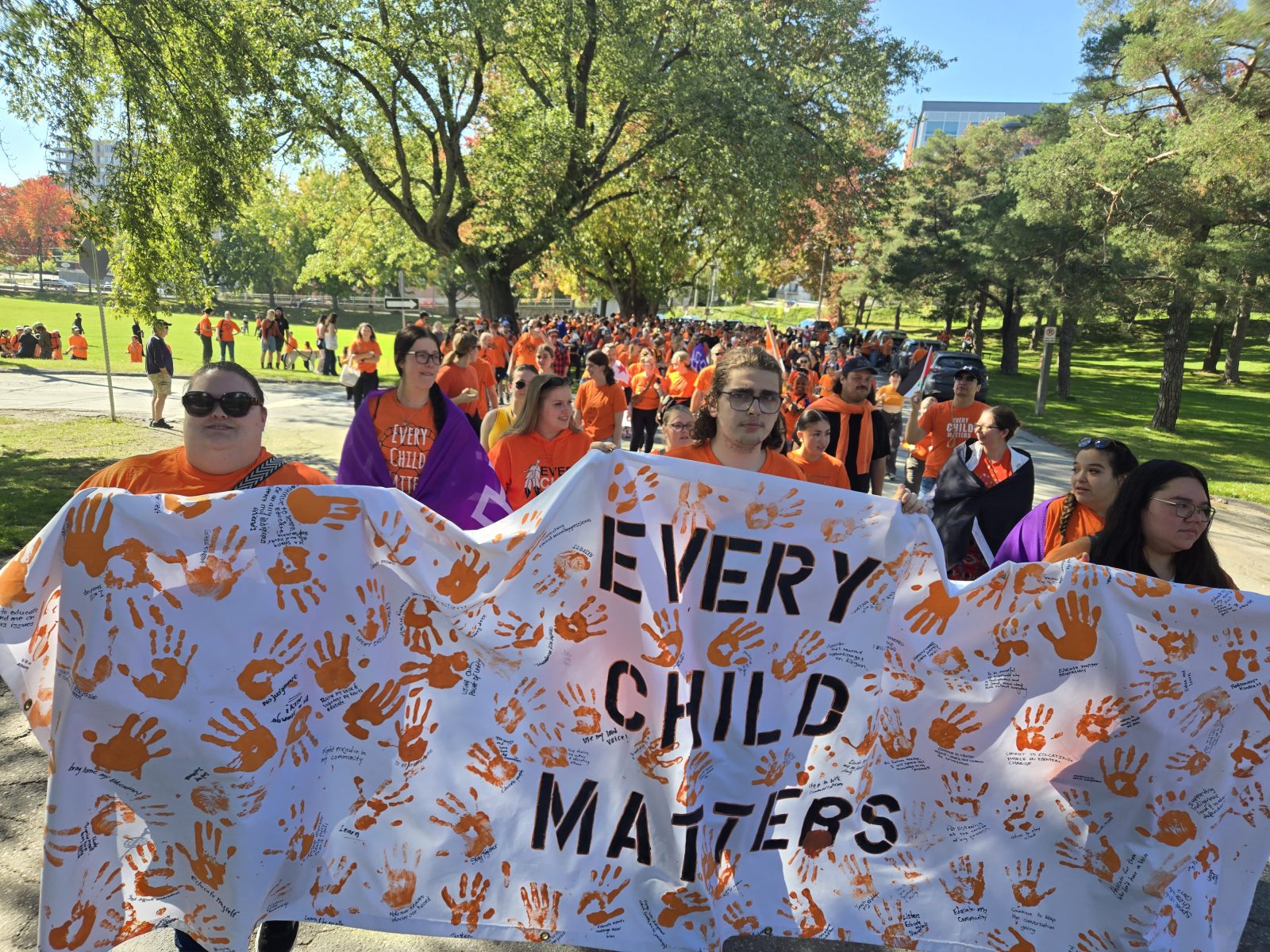 “Every Child Matters” march leads Truth and Reconciliation events in Sherbrooke